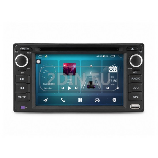 TOYOTA - МУЛТИМЕДИЯ / Навигация android 16 CPU:8-CORE RAM:4GB DVD + DSP + CARPLAY + ANDROID AUTO